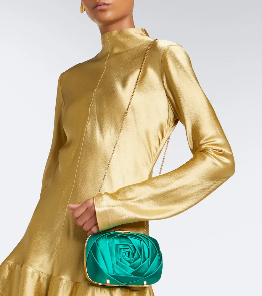 Roger Vivier Rose Vivier satin clutch | Thumbnail 7 Roger Vivier Rose Vivier satin clutch | Thumbnail 7