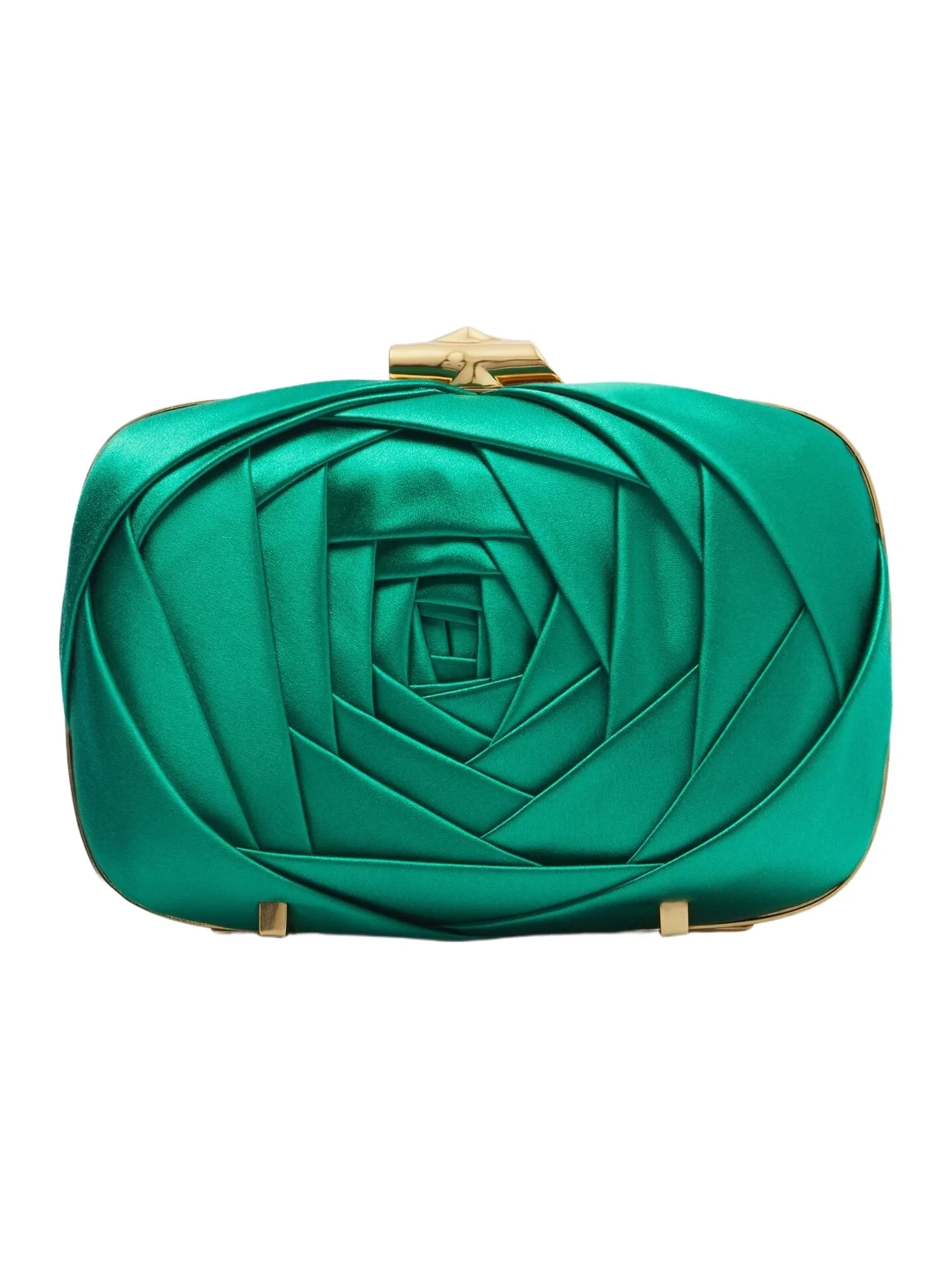Roger Vivier Rose Vivier satin clutch
