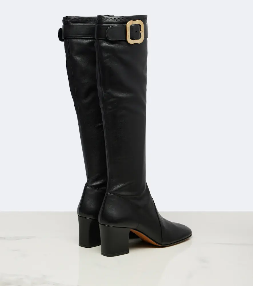 Miu Miu Leather knee-high boots | Thumbnail 3 Miu Miu Leather knee-high boots | Thumbnail 3