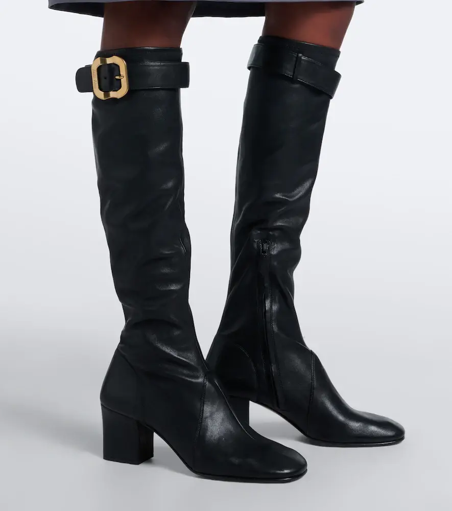 Miu Miu Leather knee-high boots | Thumbnail 6 Miu Miu Leather knee-high boots | Thumbnail 6