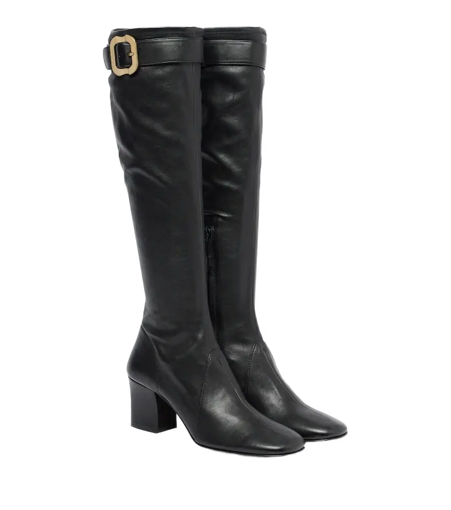 Miu Miu Leather knee-high boots | Image 1 Miu Miu Leather knee-high boots | Image 1