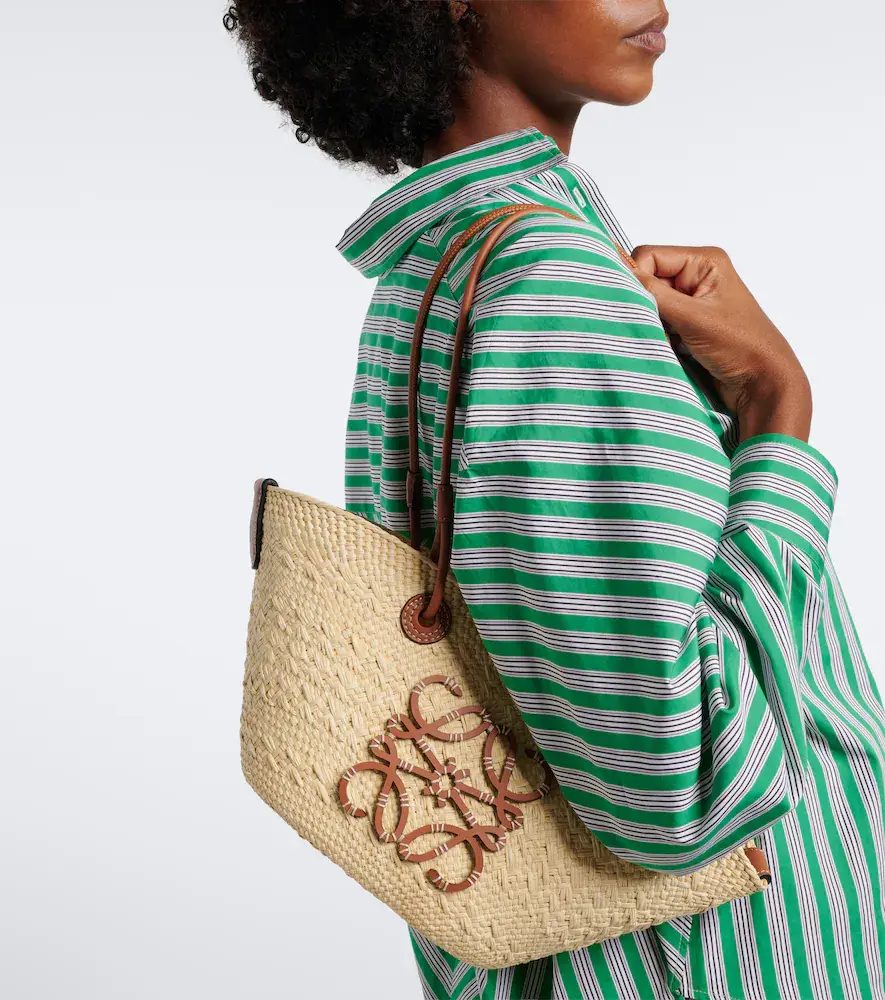 Loewe Anagram Small leather-trimmed basket bag | Thumbnail 7 Loewe Anagram Small leather-trimmed basket bag | Thumbnail 7
