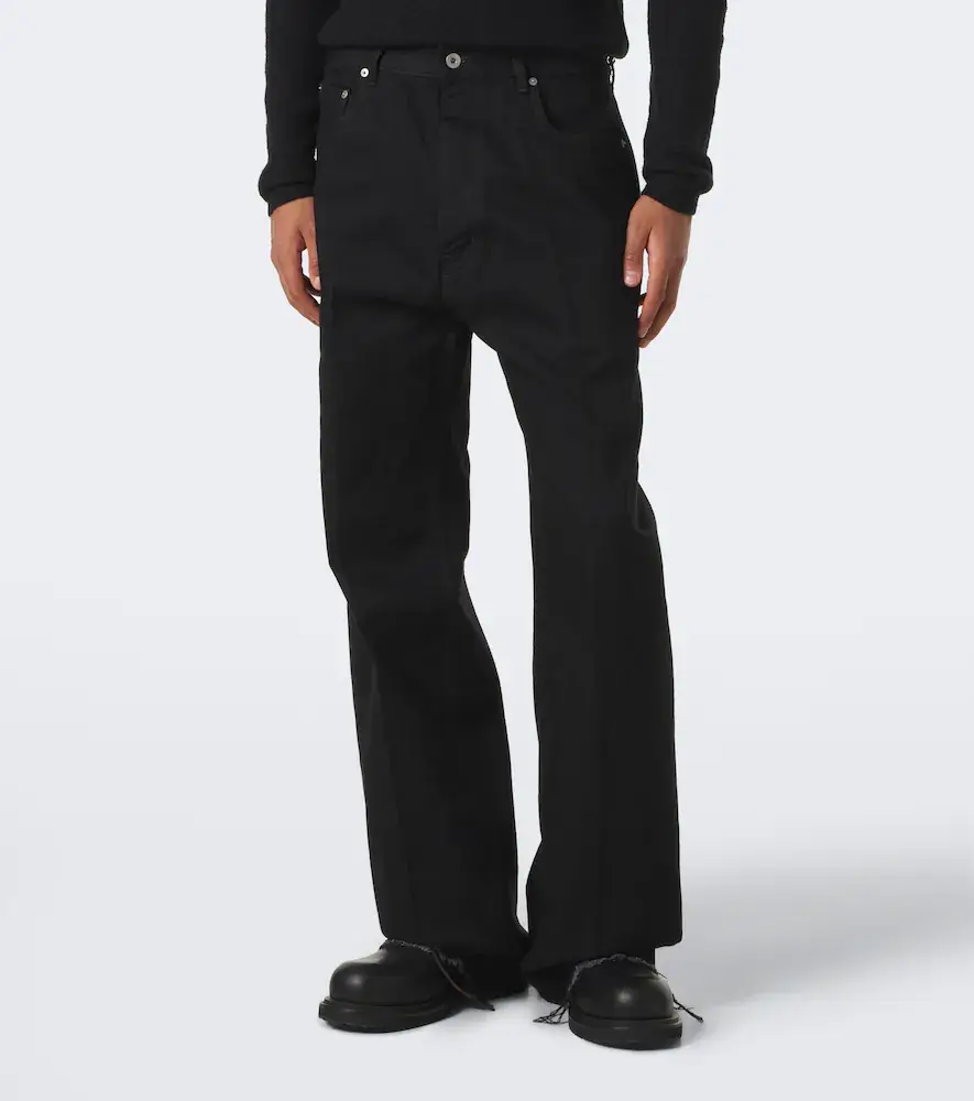 Rick Owens Geth distressed wide-leg jeans | Thumbnail 3 Rick Owens Geth distressed wide-leg jeans | Thumbnail 3