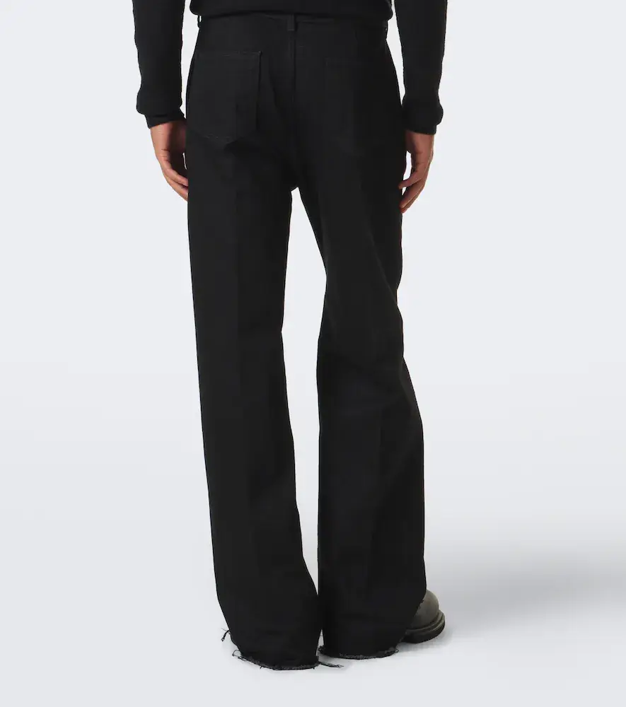 Rick Owens Geth distressed wide-leg jeans | Thumbnail 5 Rick Owens Geth distressed wide-leg jeans | Thumbnail 5
