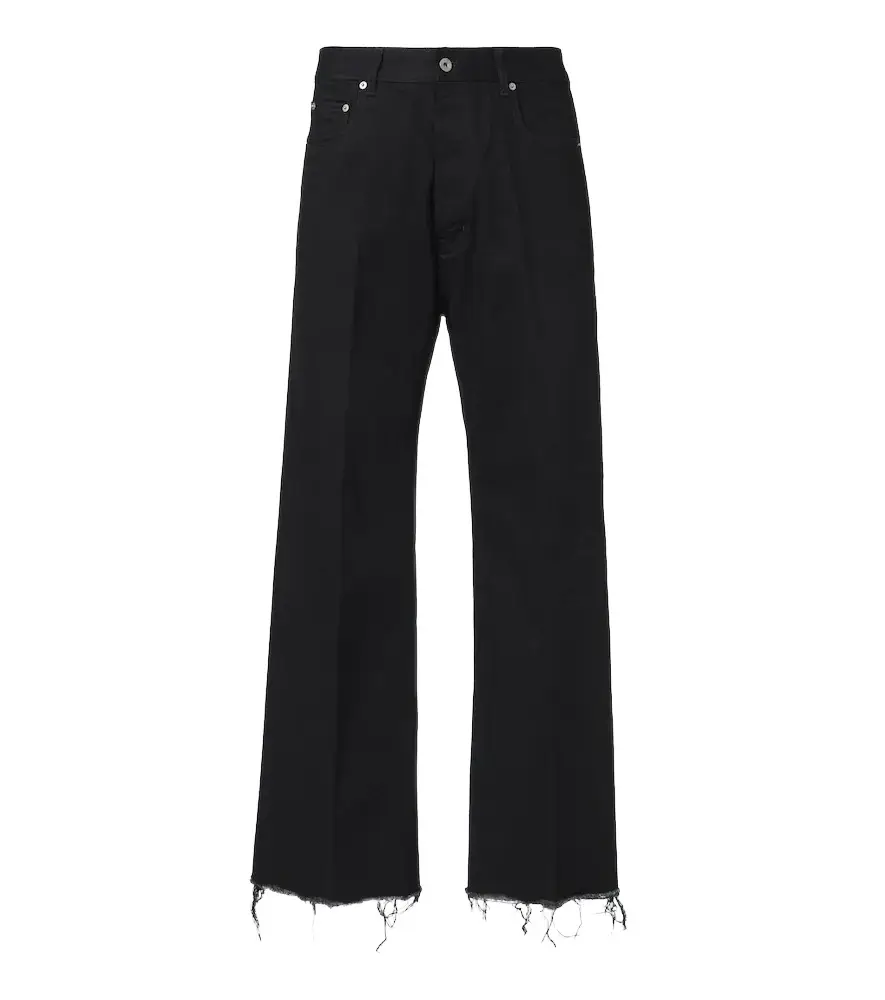 Rick Owens Geth distressed wide-leg jeans | Image 1 Rick Owens Geth distressed wide-leg jeans | Image 1