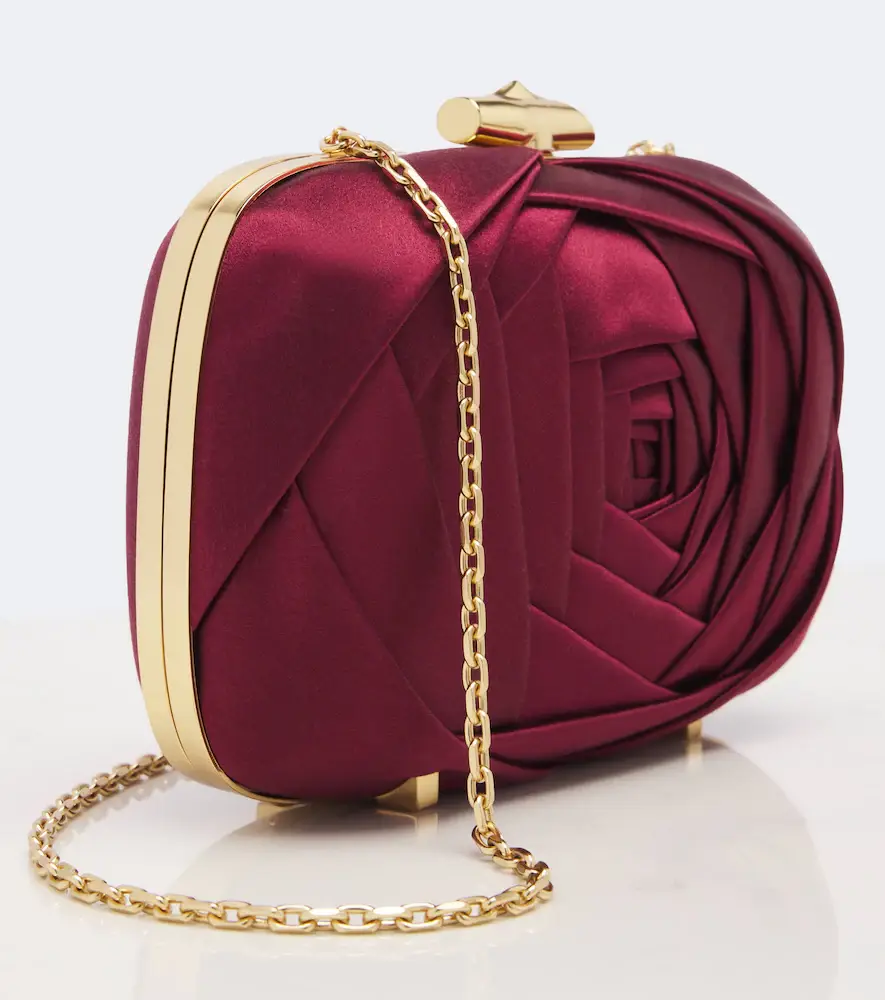 Roger Vivier Rose Vivier satin clutch | Thumbnail 2 Roger Vivier Rose Vivier satin clutch | Thumbnail 2