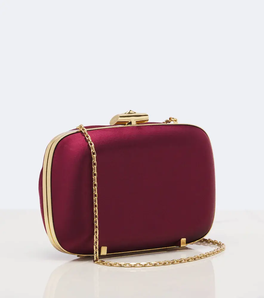 Roger Vivier Rose Vivier satin clutch | Thumbnail 3 Roger Vivier Rose Vivier satin clutch | Thumbnail 3