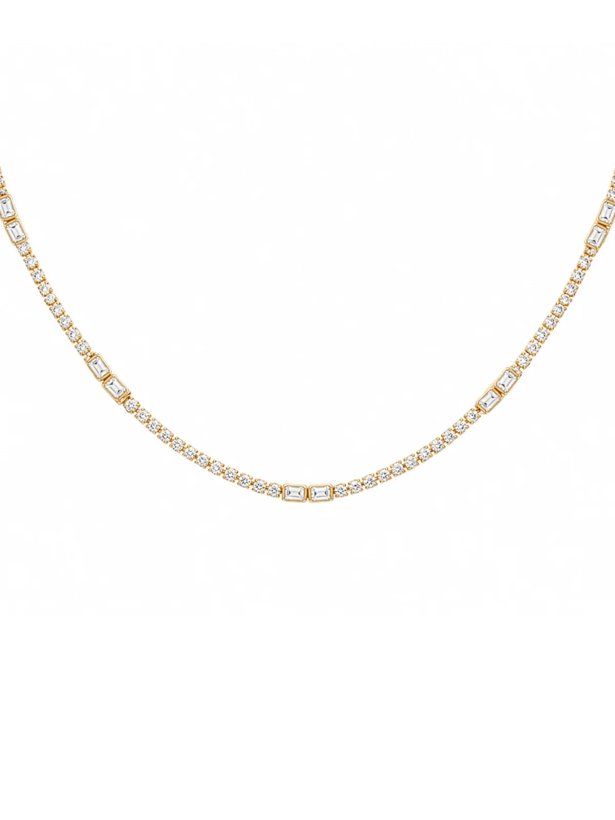Wish Fine Jewelry 3.37ct Diamond 14K Gold Link Necklace