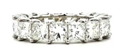 6.94ct Diamond 18K Gold Eternity Rin 6.94ct Diamond 18K Gold Eternity Rin