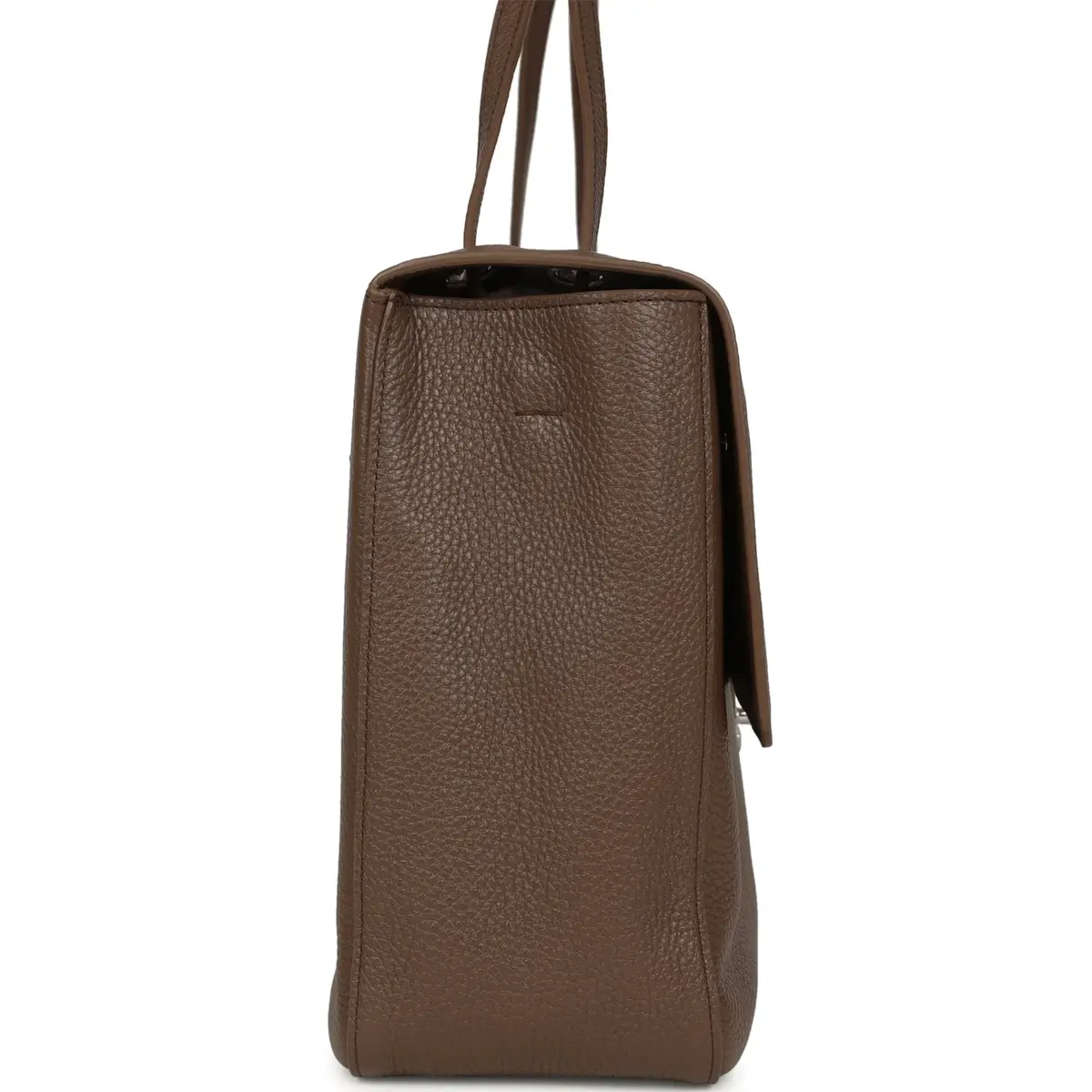 Chanel Chanel Maxi "Souplissimo" Large Flap Bag Light Brown Grained Calfskin Silver Hardware | Thumbnail 3 Chanel Chanel Maxi "Souplissimo" Large Flap Bag Light Brown Grained Calfskin Silver Hardware | Thumbnail 3