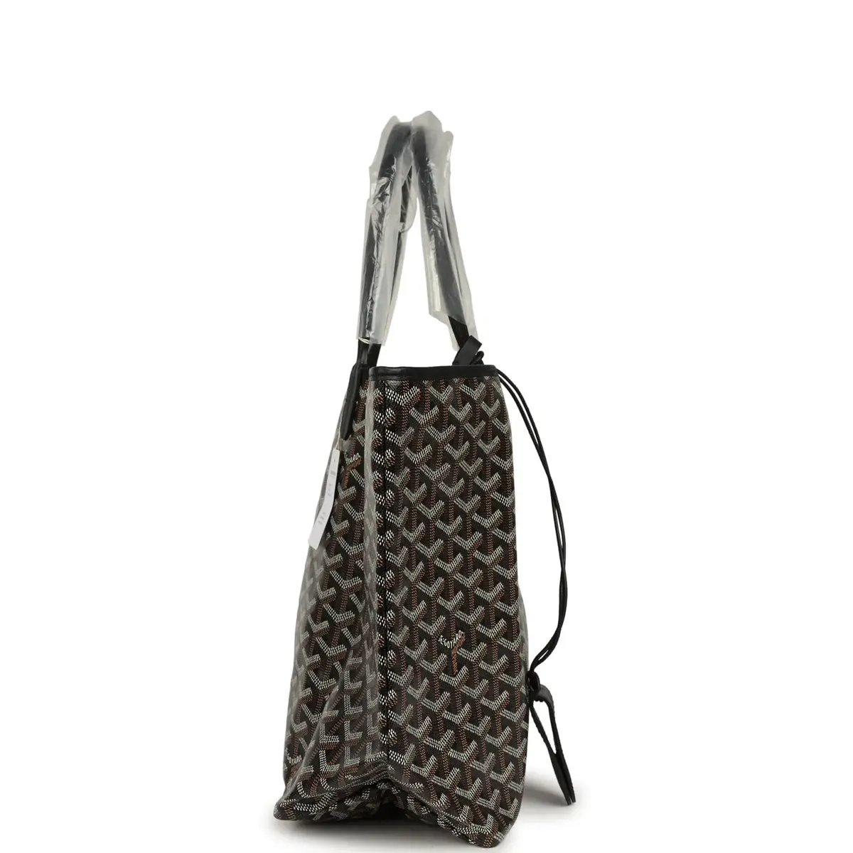 goyard Goyard Goyardine Black Saint Louis PM Tote Bag Palladium Hardware | Thumbnail 3 goyard Goyard Goyardine Black Saint Louis PM Tote Bag Palladium Hardware | Thumbnail 3