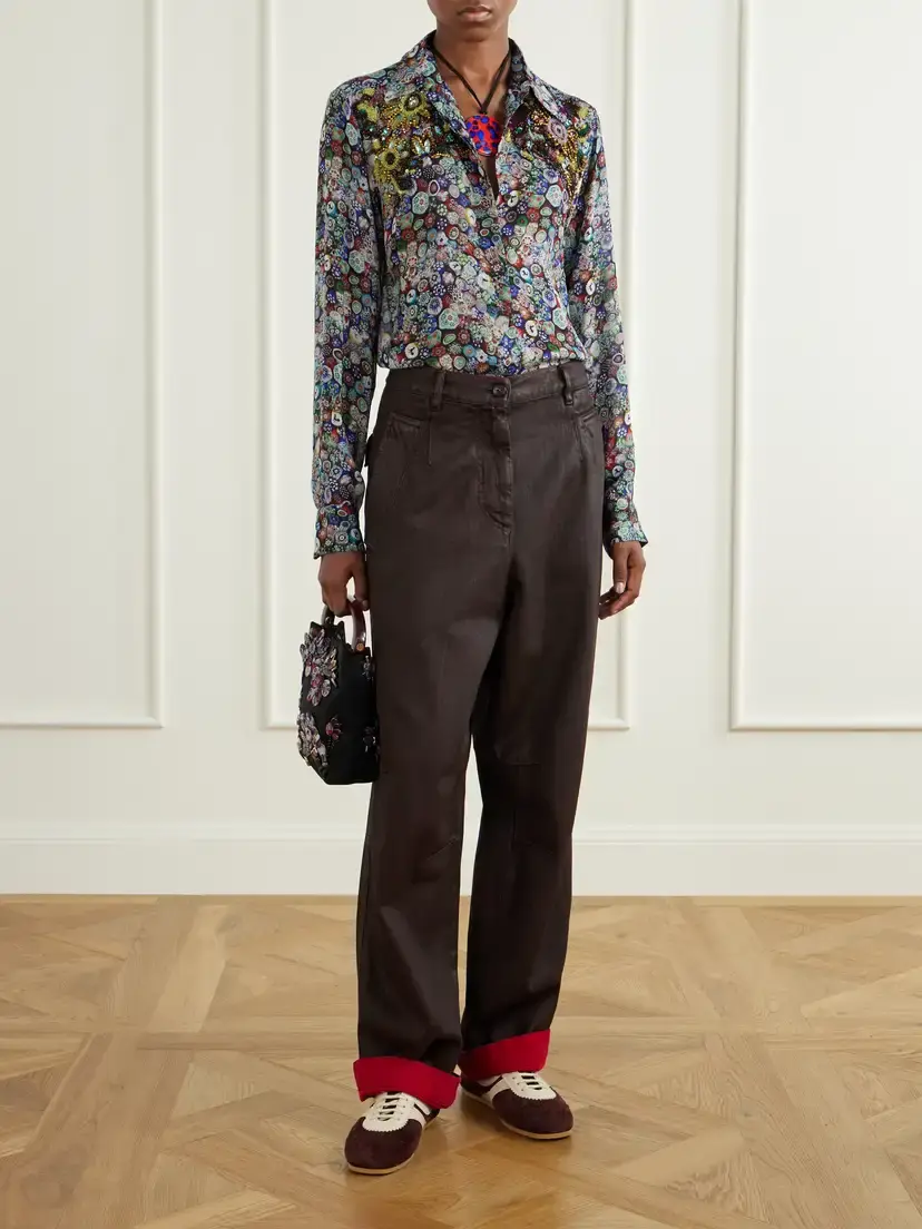 Dries Van Noten High-waist Wide-leg Jeans | Thumbnail 2 Dries Van Noten High-waist Wide-leg Jeans | Thumbnail 2