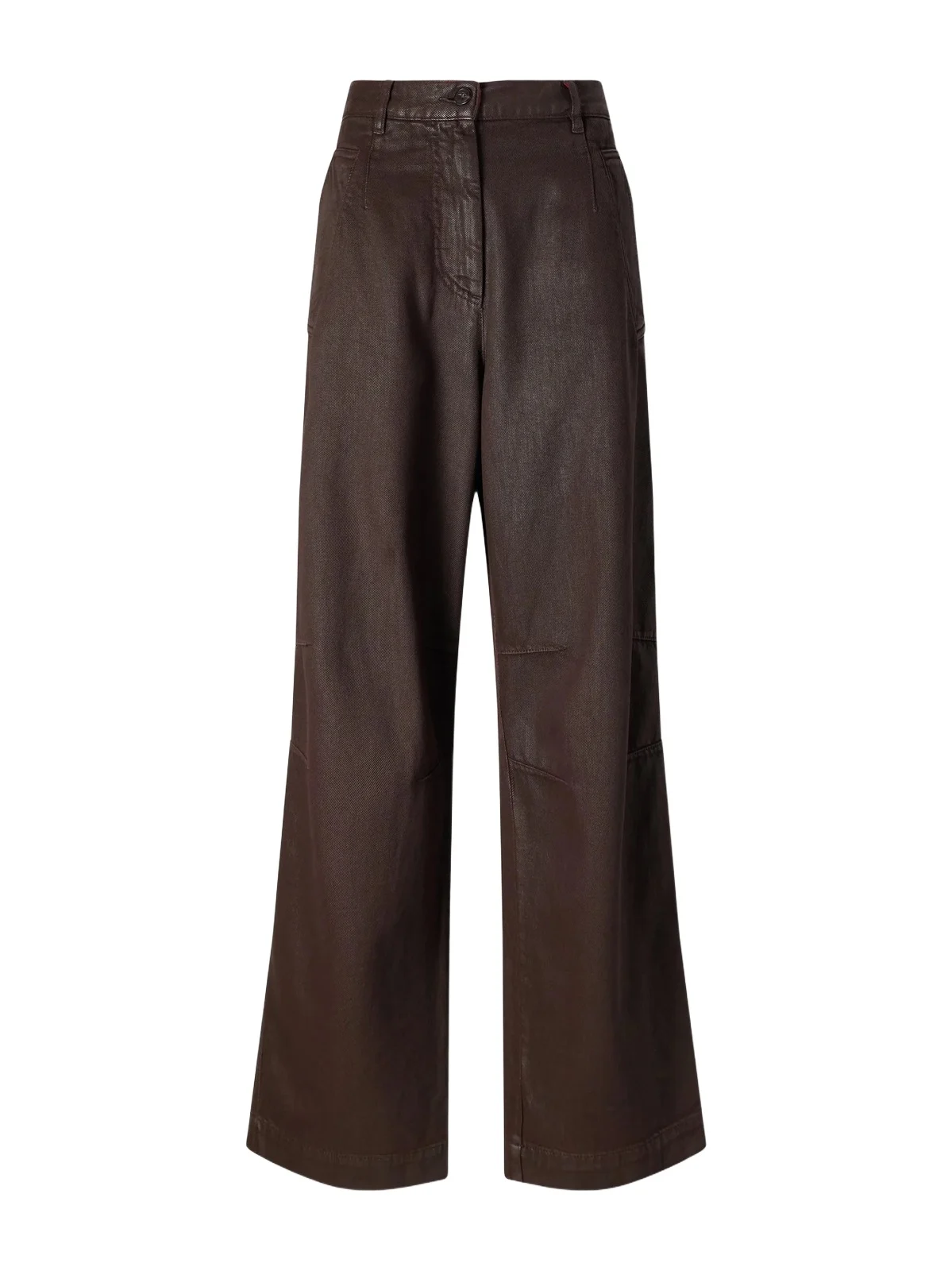 High-waist Wide-leg Jeans