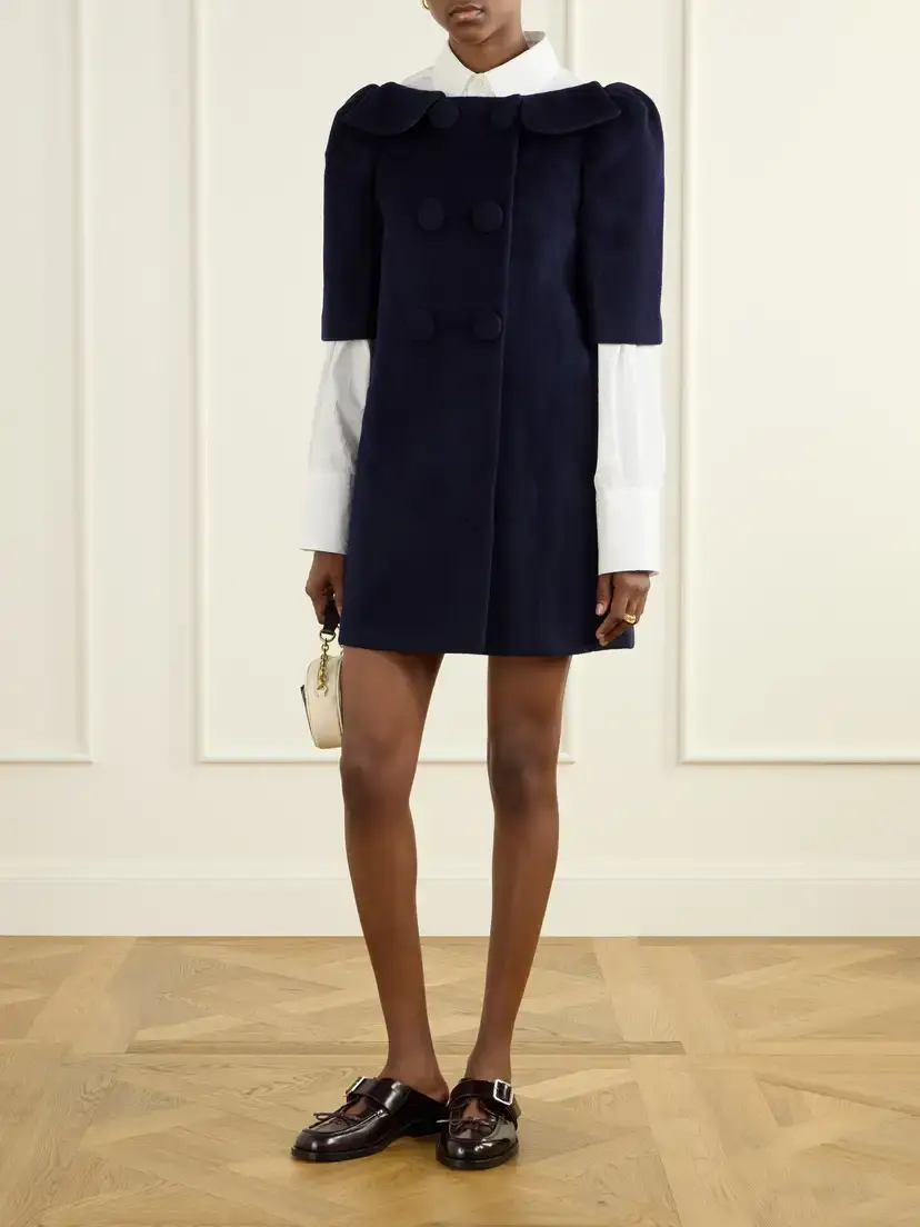 SHUSHU/TONG Bow-detailed Wool-ponte Mini Skirt | Thumbnail 2 SHUSHU/TONG Bow-detailed Wool-ponte Mini Skirt | Thumbnail 2