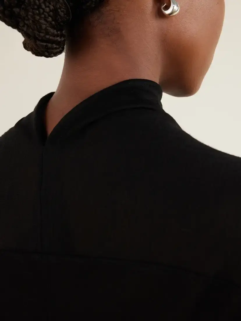 Victoria Beckham Gathered Stretch-jersey Blouse | Thumbnail 5
