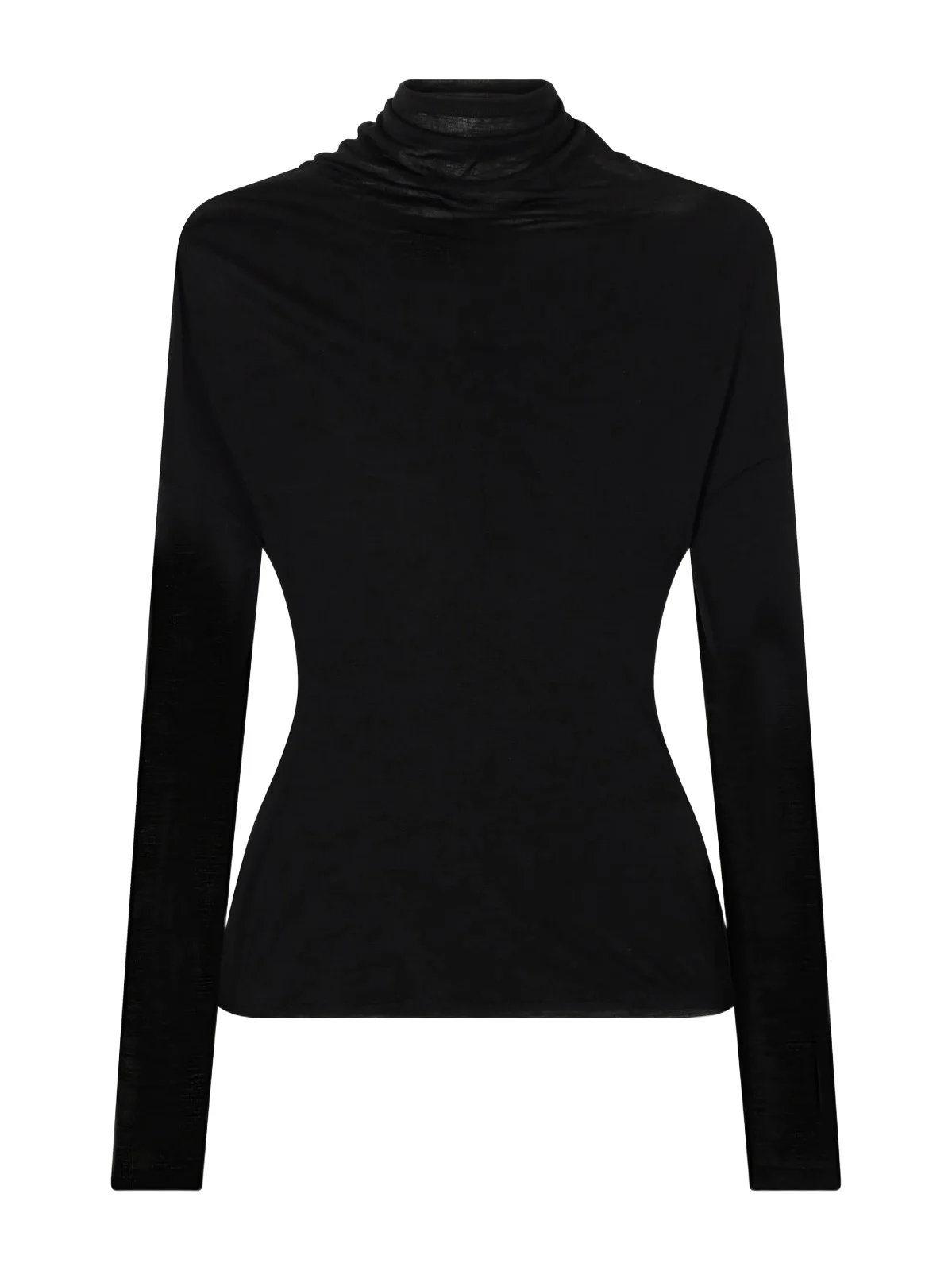 Gathered Stretch-jersey Blouse Gathered Stretch-jersey Blouse