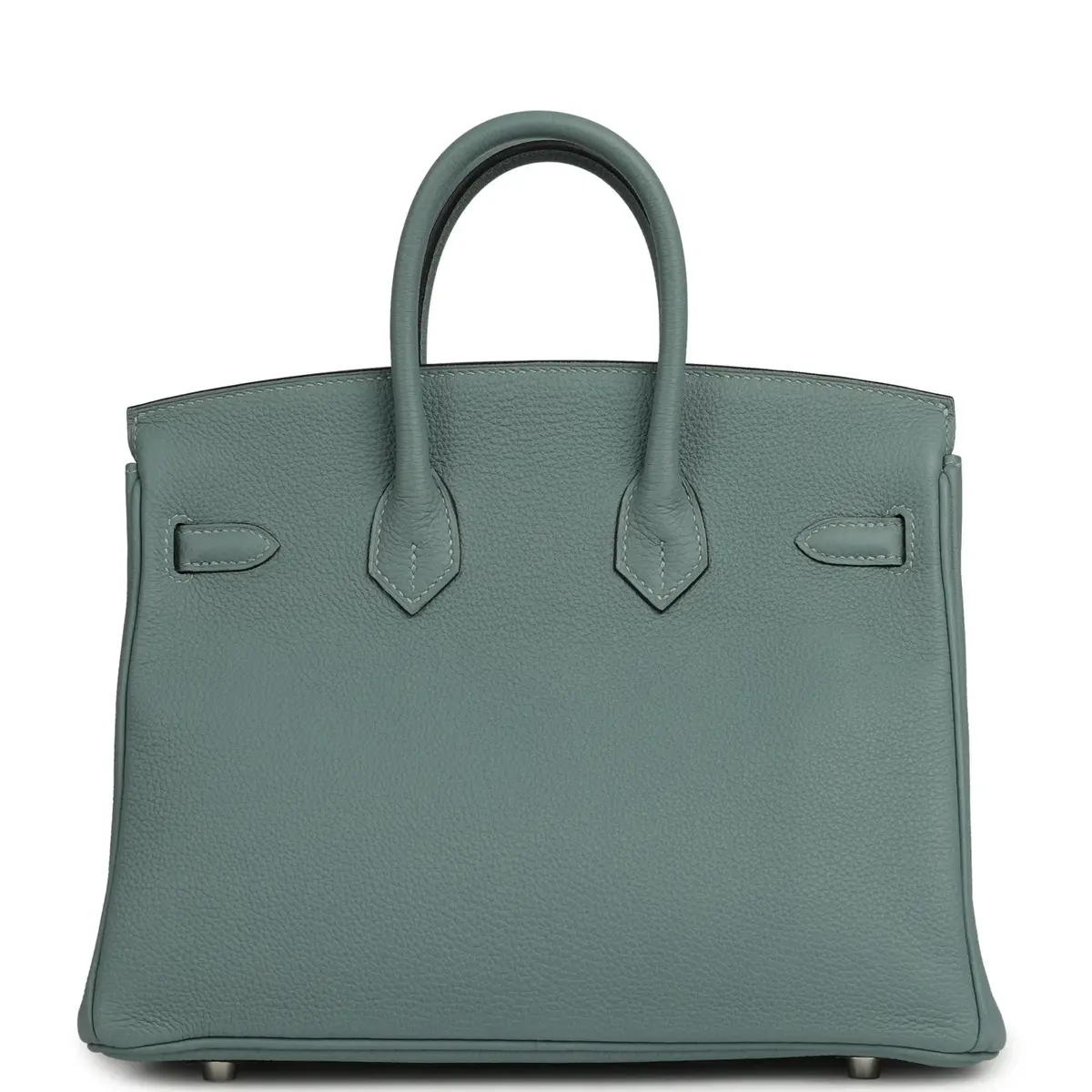 HERMÈS Hermes Birkin 25 Ciel Togo Palladium Hardware | Thumbnail 4