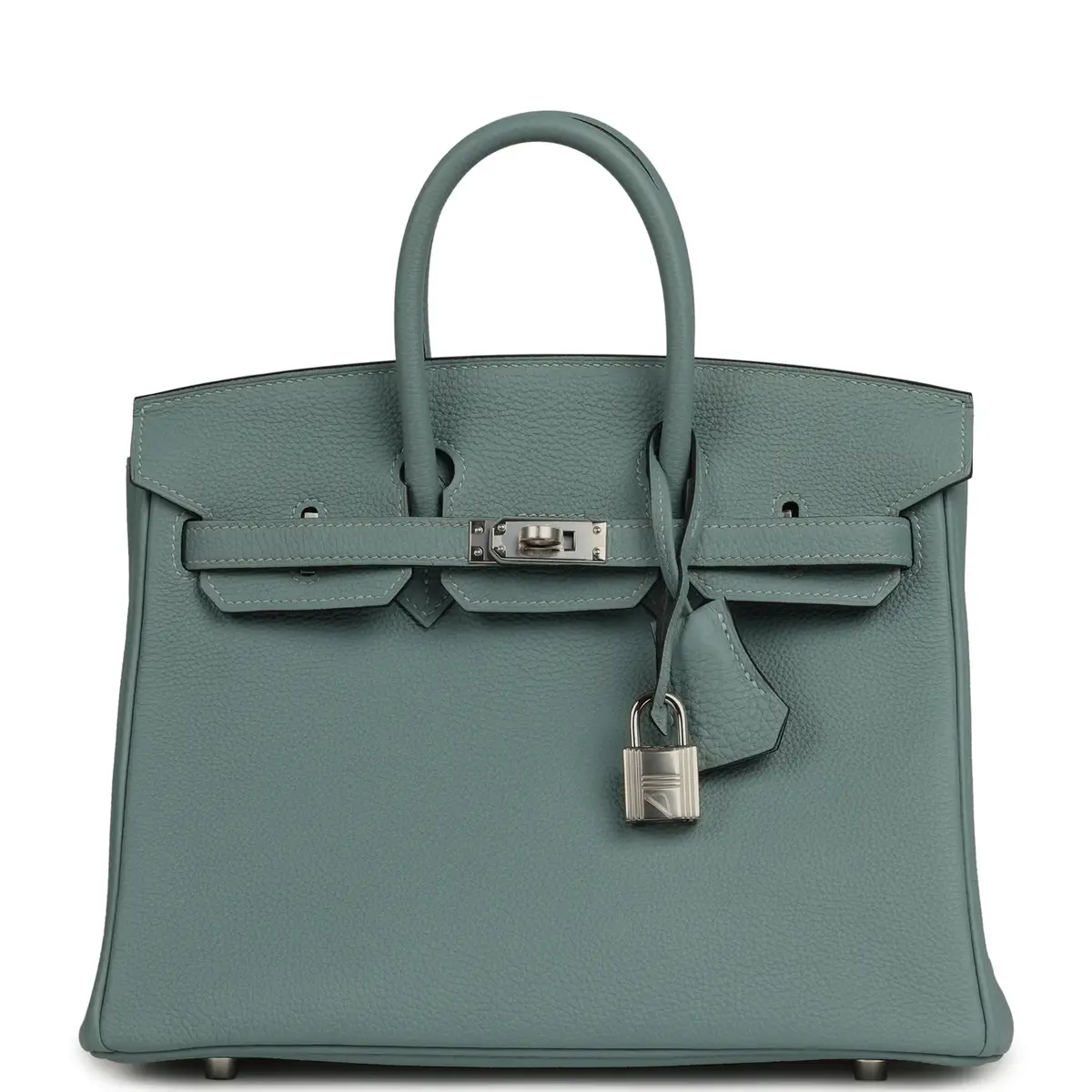 HERMÈS Hermes Birkin 25 Ciel Togo Palladium Hardware | Image 1 HERMÈS Hermes Birkin 25 Ciel Togo Palladium Hardware | Image 1