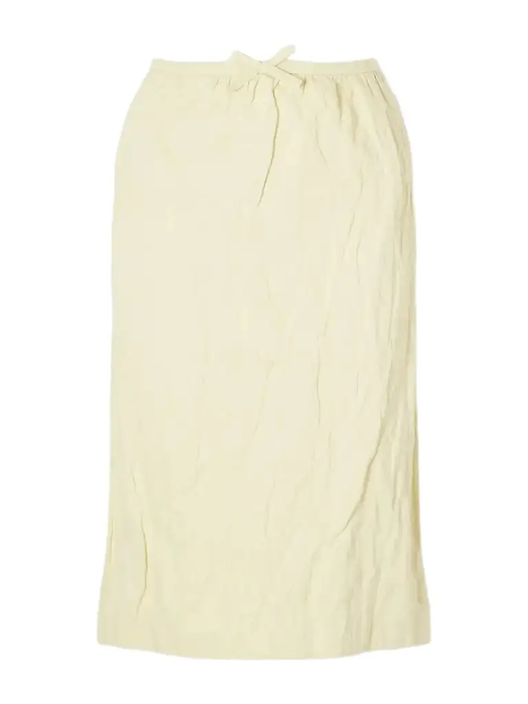 SHUSHU/TONG Bow-detail Cotton-blend Midi Skirt | Image 1 SHUSHU/TONG Bow-detail Cotton-blend Midi Skirt | Image 1