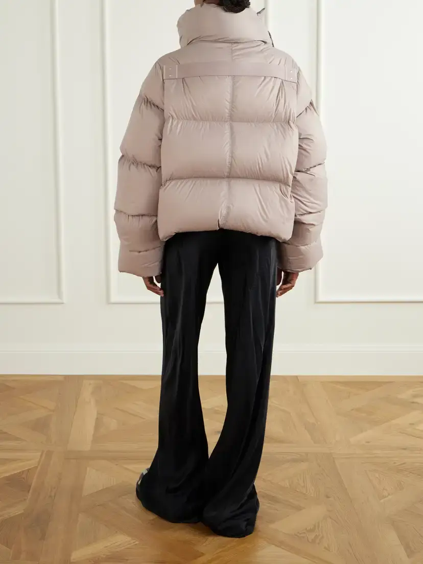 Rick Owens Tower Cropped Shell Down Jacket | Thumbnail 3 Rick Owens Tower Cropped Shell Down Jacket | Thumbnail 3