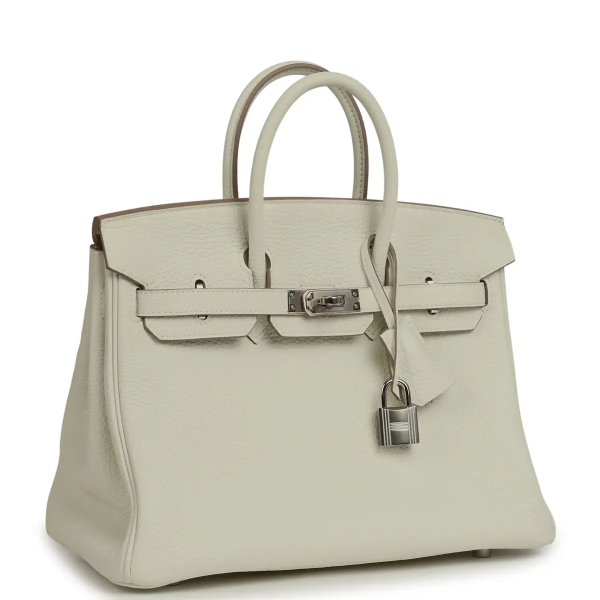 HERMÈS Hermes Birkin 25 Mushroom Togo Palladium Hardware | Thumbnail 2 HERMÈS Hermes Birkin 25 Mushroom Togo Palladium Hardware | Thumbnail 2
