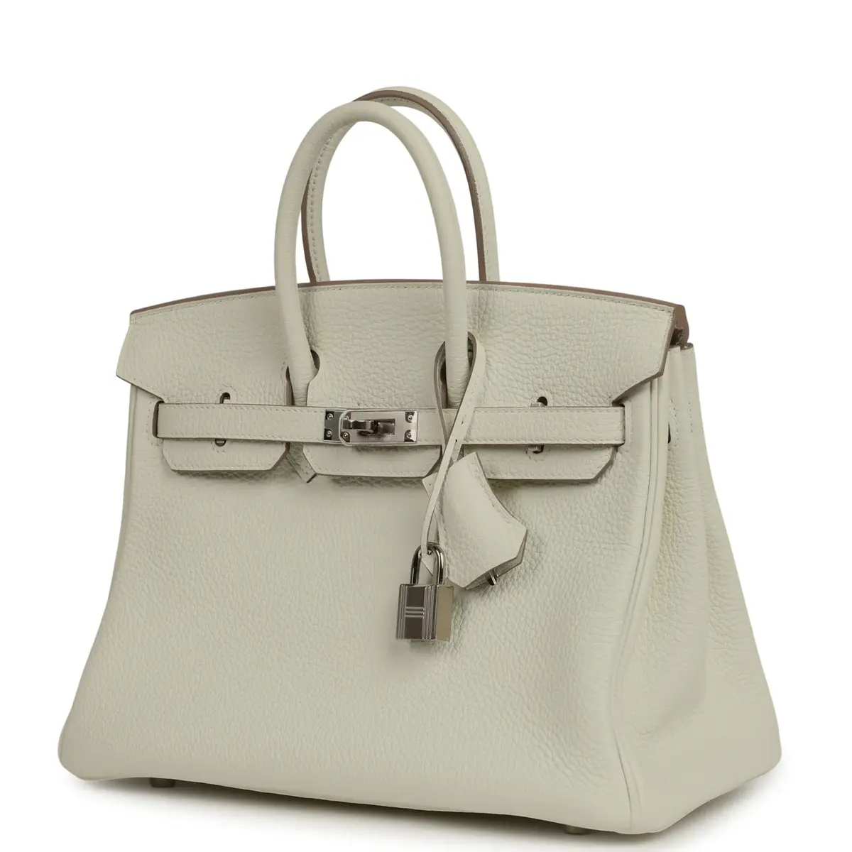 HERMÈS Hermes Birkin 25 Mushroom Togo Palladium Hardware | Thumbnail 5 HERMÈS Hermes Birkin 25 Mushroom Togo Palladium Hardware | Thumbnail 5
