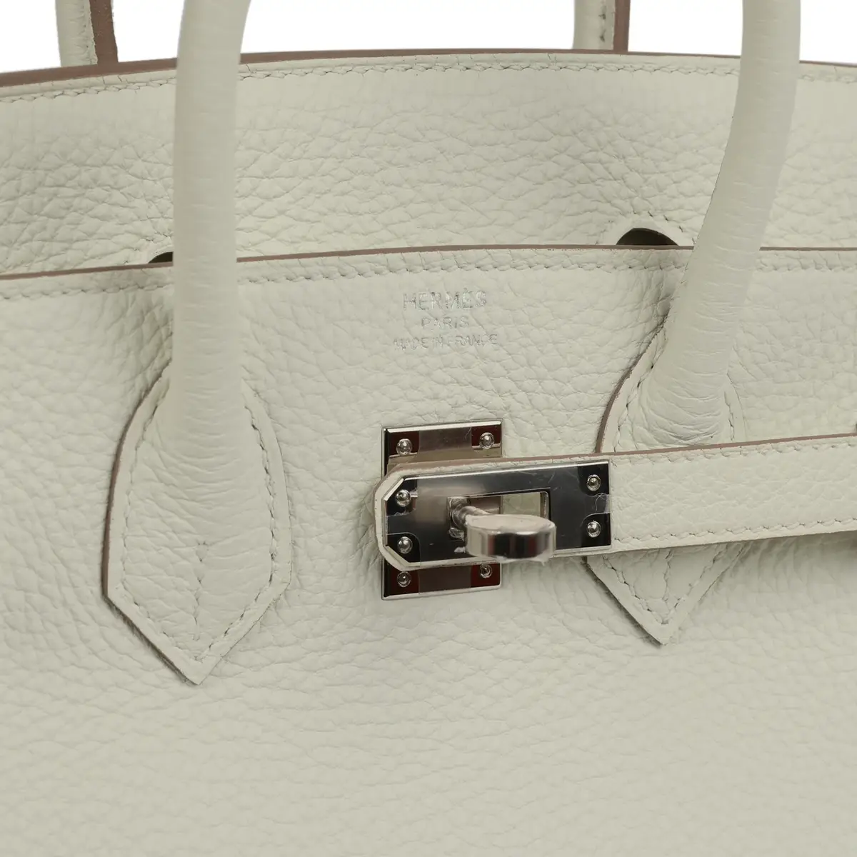 HERMÈS Hermes Birkin 25 Mushroom Togo Palladium Hardware | Thumbnail 7 HERMÈS Hermes Birkin 25 Mushroom Togo Palladium Hardware | Thumbnail 7