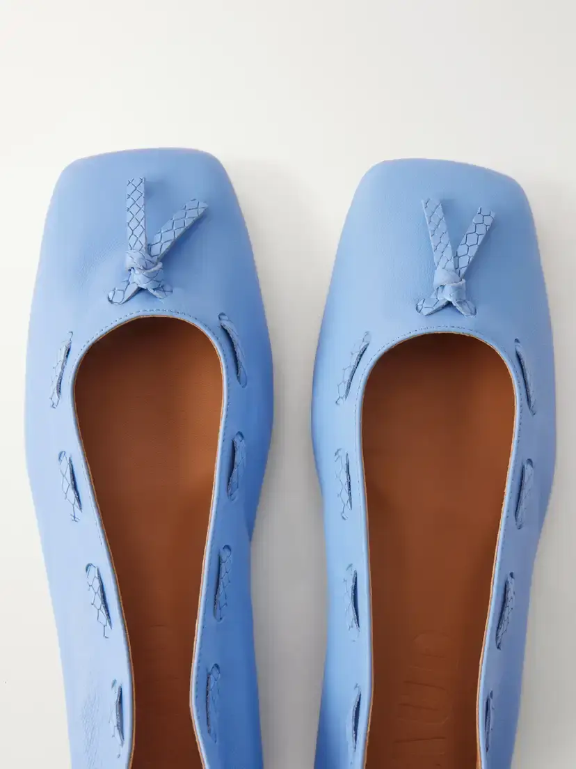 Staud Milo Leather Ballet Flats | Thumbnail 5 Staud Milo Leather Ballet Flats | Thumbnail 5