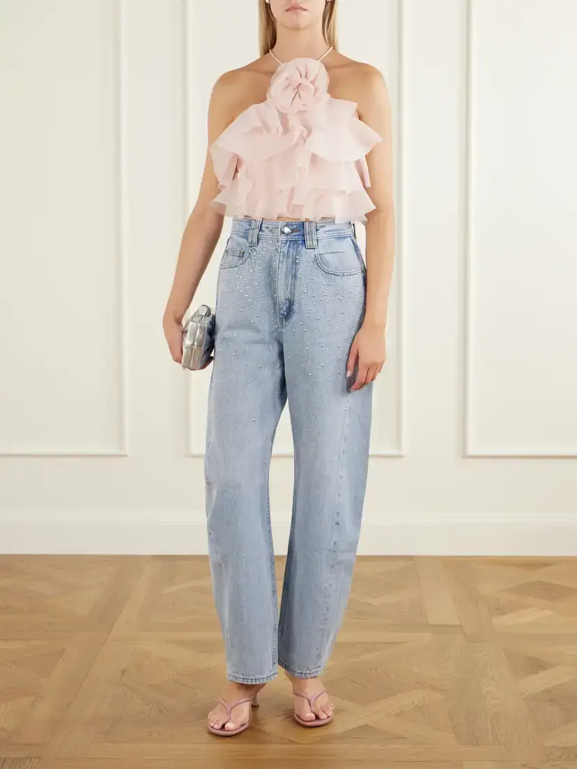 Aje Villa Ruffled Flower-detailed Organza Tank | Thumbnail 2 Aje Villa Ruffled Flower-detailed Organza Tank | Thumbnail 2