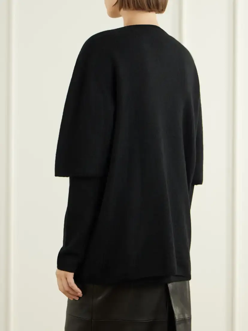 Nour Hammour Cobain Layered Cashmere Sweater | Thumbnail 4 Nour Hammour Cobain Layered Cashmere Sweater | Thumbnail 4