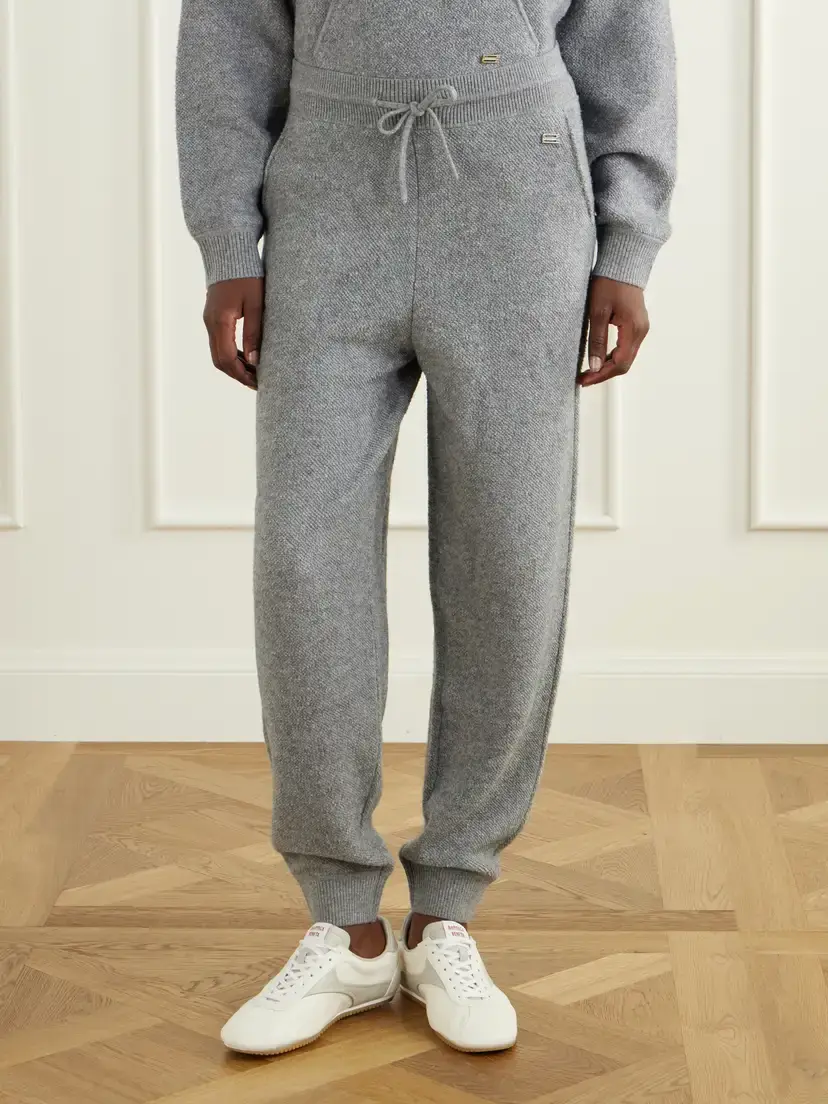 Victoria Beckham Wool And Cashmere-blend Track Pants | Thumbnail 3 Victoria Beckham Wool And Cashmere-blend Track Pants | Thumbnail 3