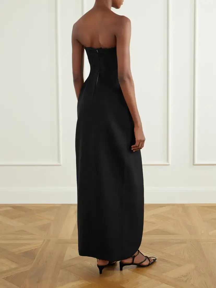 Jil Sander Strapless Wool Gown | Thumbnail 3 Jil Sander Strapless Wool Gown | Thumbnail 3
