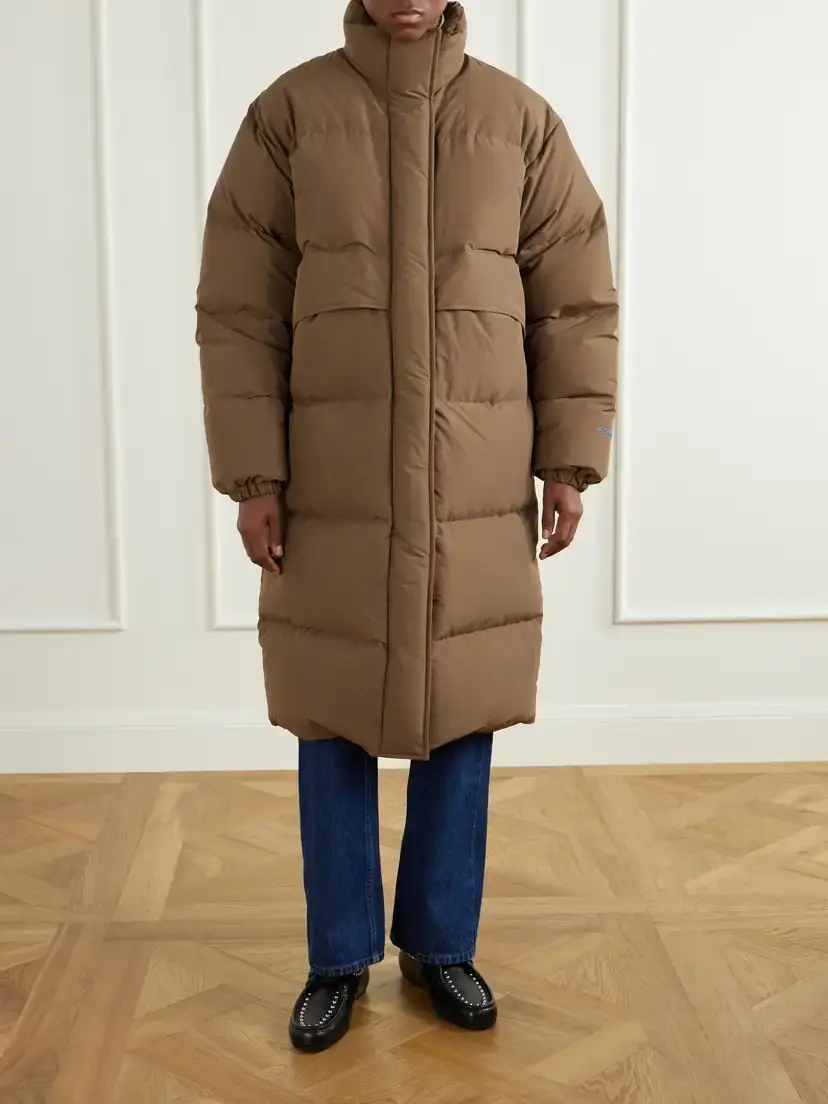 Jil Sander Logo-appliquéd Quilted Shell Down Coat | Thumbnail 3 Jil Sander Logo-appliquéd Quilted Shell Down Coat | Thumbnail 3