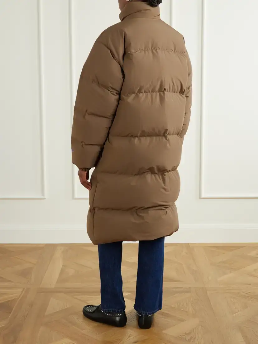 Jil Sander Logo-appliquéd Quilted Shell Down Coat | Thumbnail 4 Jil Sander Logo-appliquéd Quilted Shell Down Coat | Thumbnail 4