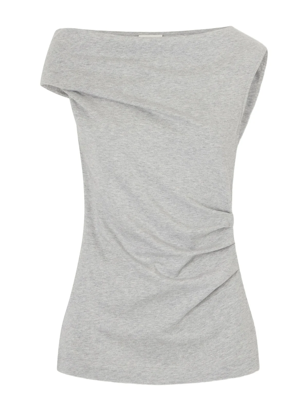 Dries Van Noten Ruched Cotton-jersey Blouse