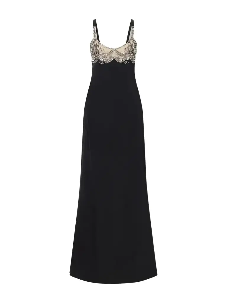 Crystal-embellished Gown Crystal-embellished Gown