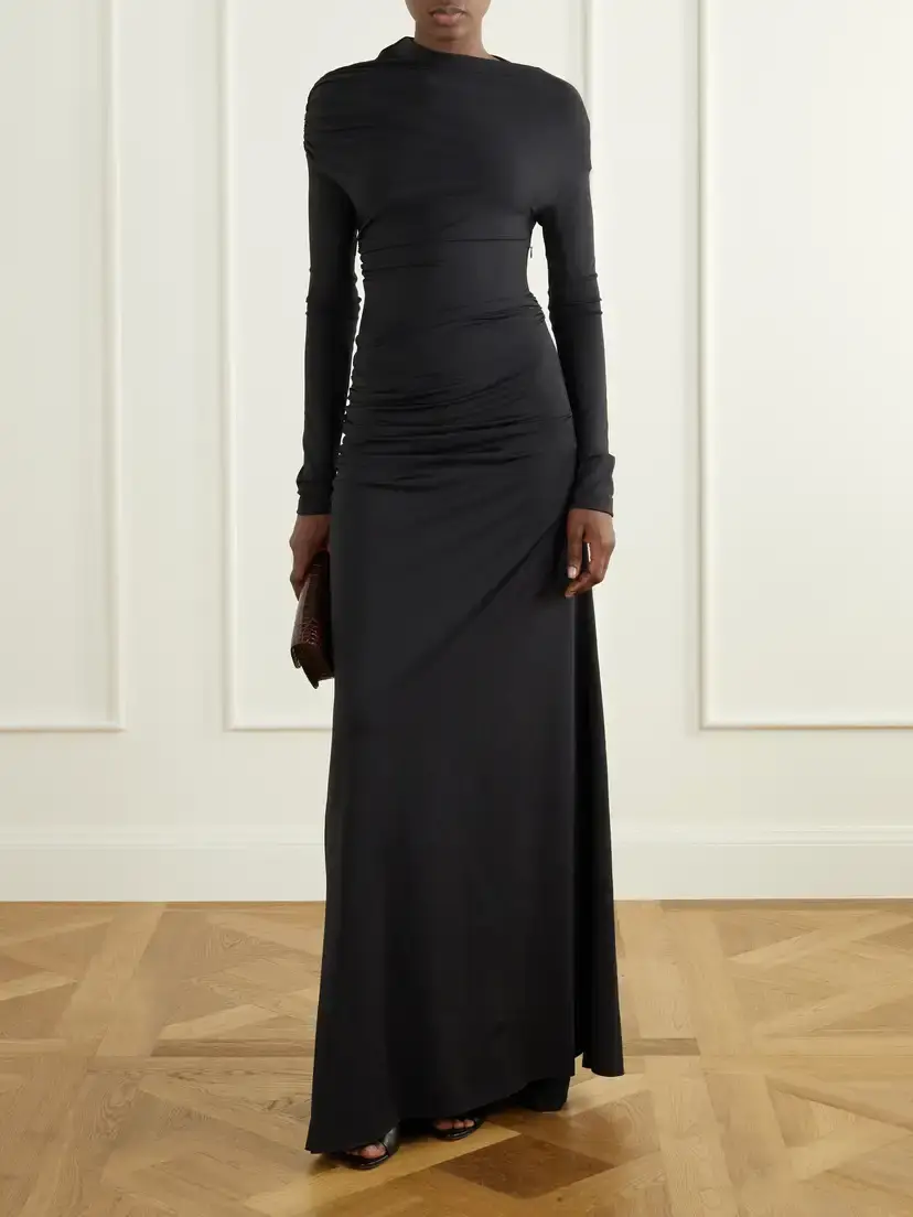Victoria Beckham Draped Stretch-jersey Gown | Thumbnail 2