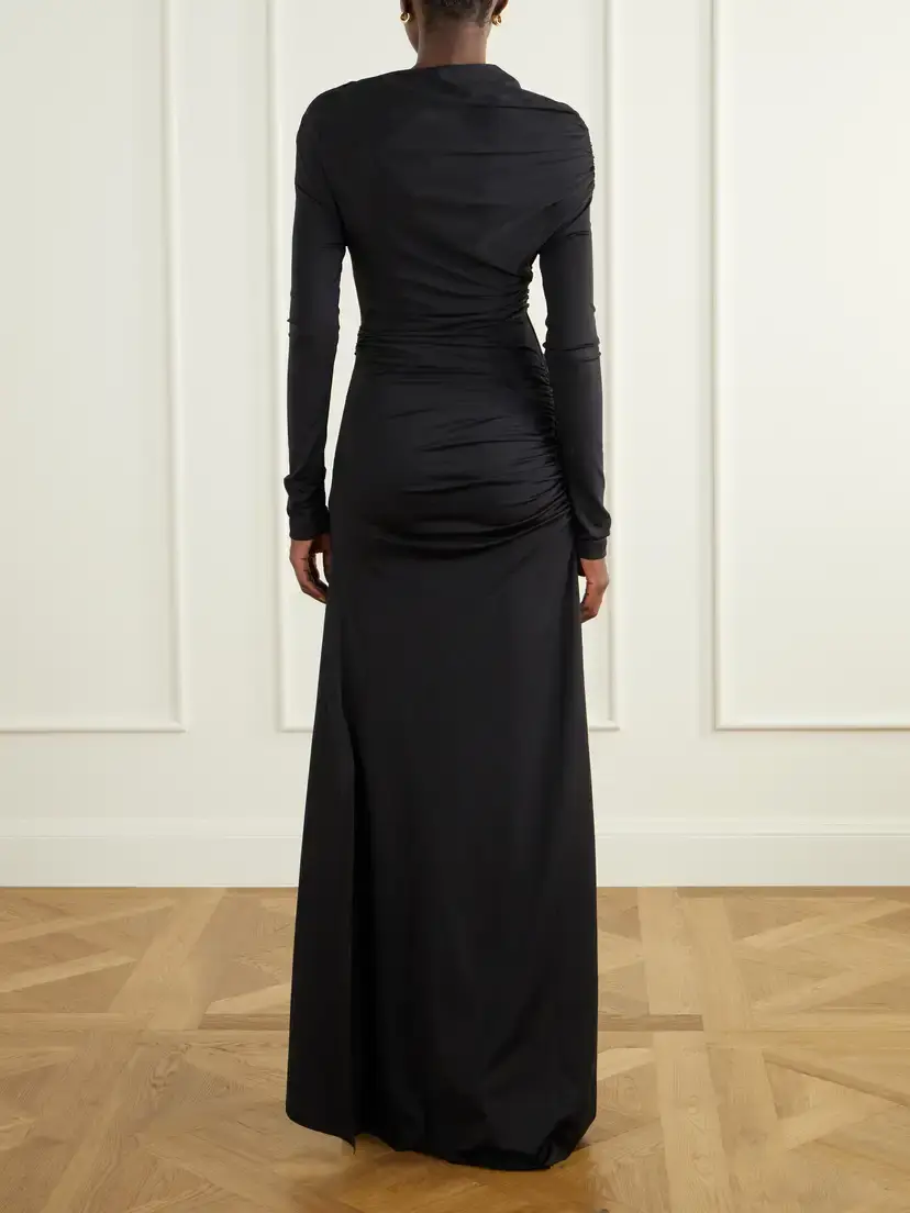 Victoria Beckham Draped Stretch-jersey Gown | Thumbnail 3
