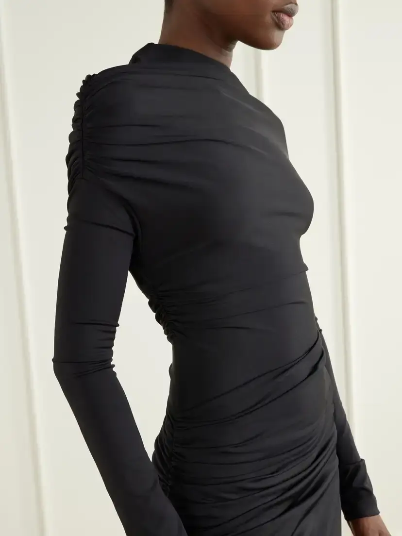 Victoria Beckham Draped Stretch-jersey Gown | Thumbnail 4