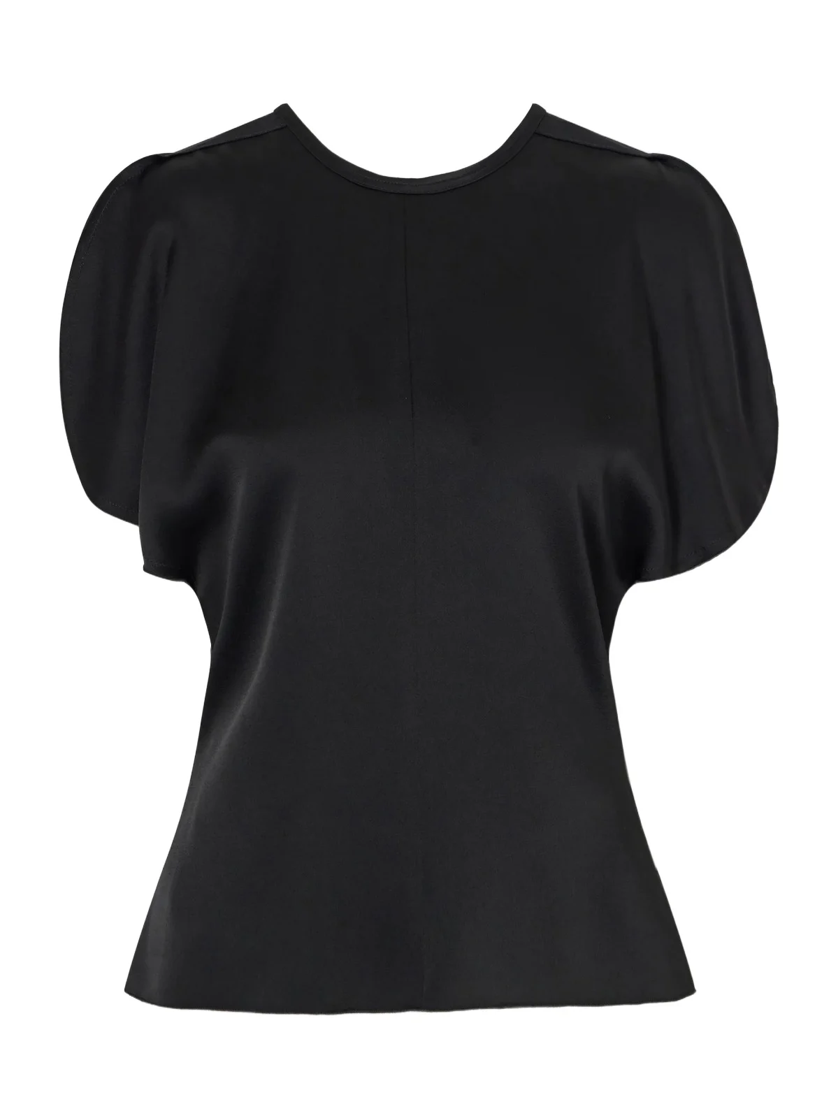 Bela Draped Satin Blouse Bela Draped Satin Blouse