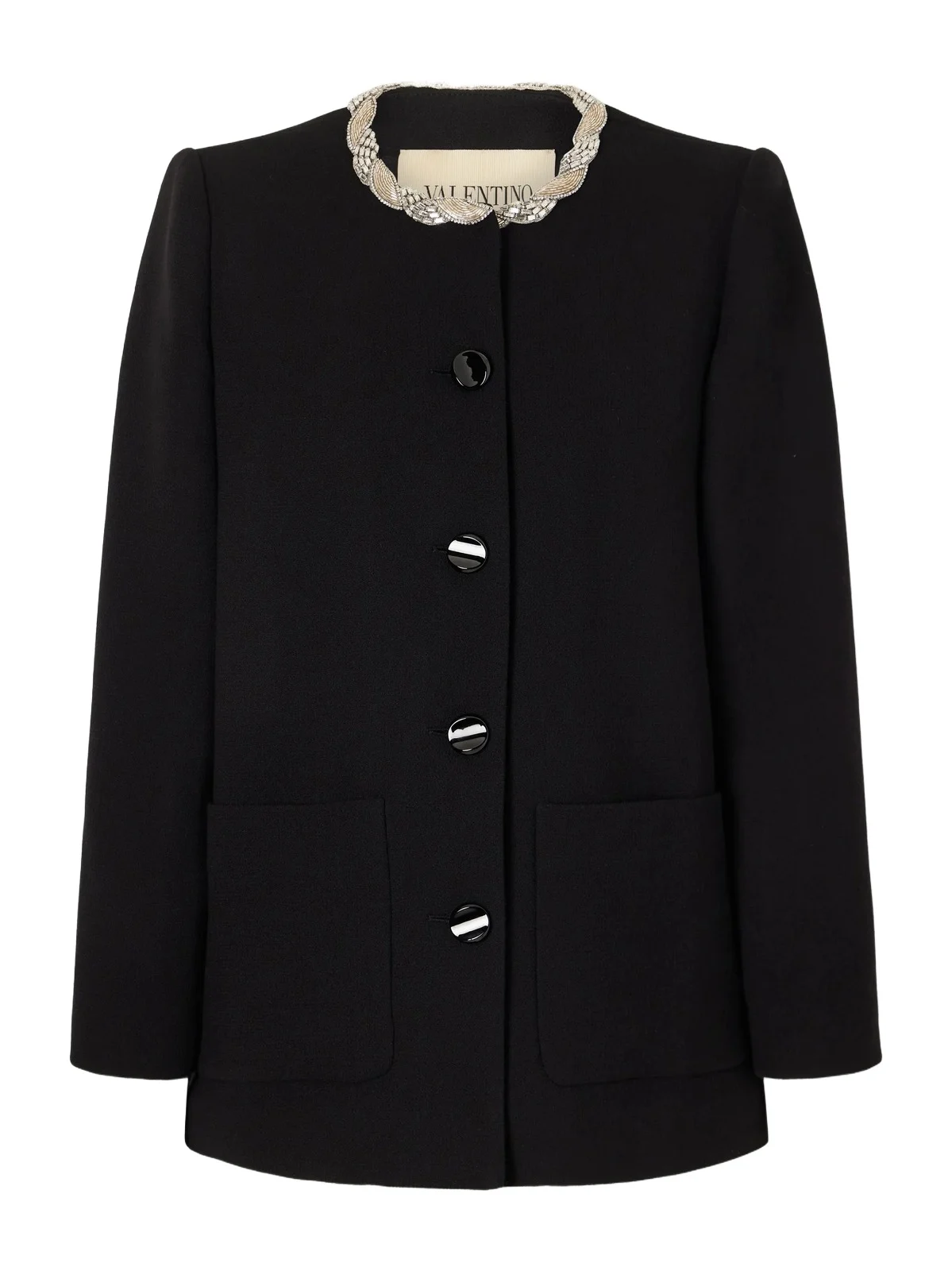 Valentino Garavani Embellished Virgin Wool Jacket
