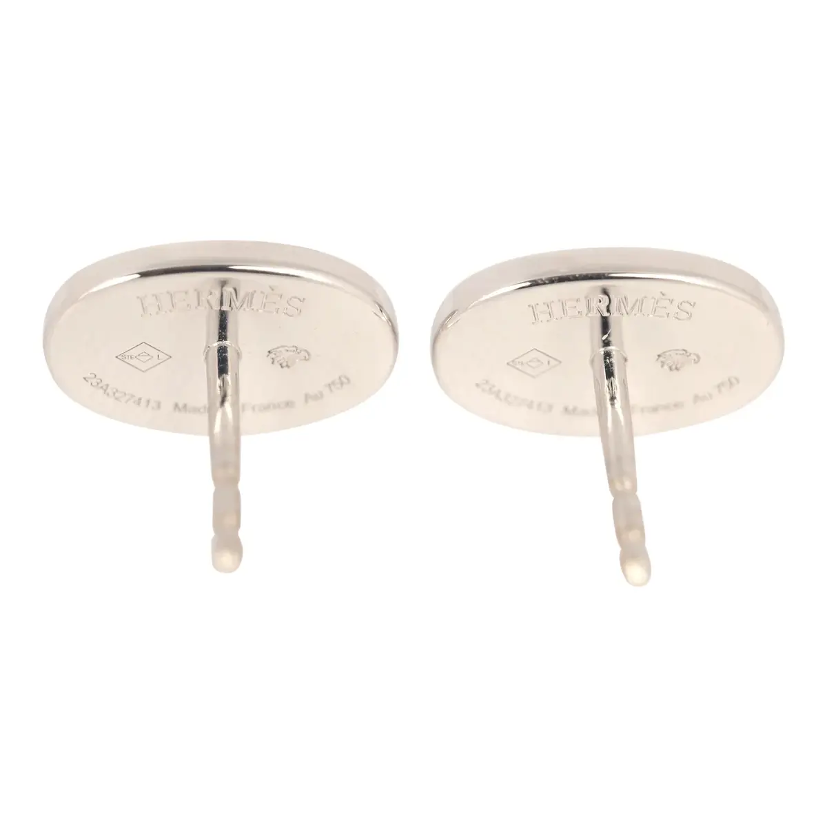 HERMÈS Hermes Chaine D'ancre Contour Stud Earrings White Gold, Diamonds | Thumbnail 3 HERMÈS Hermes Chaine D'ancre Contour Stud Earrings White Gold, Diamonds | Thumbnail 3