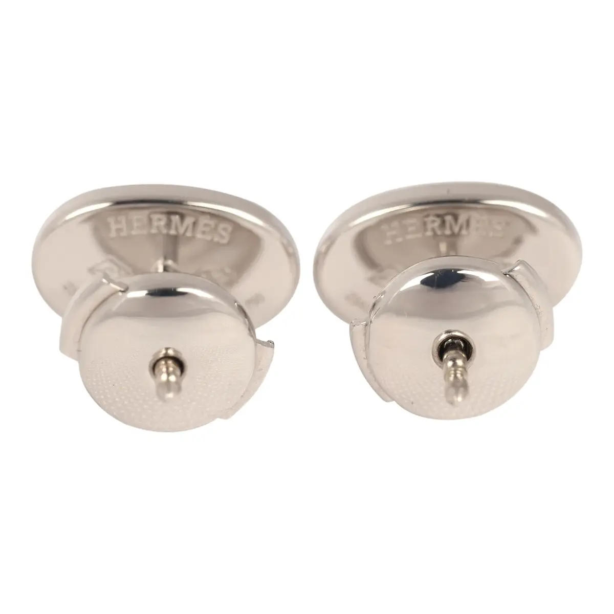 HERMÈS Hermes Chaine D'ancre Contour Stud Earrings White Gold, Diamonds | Thumbnail 5 HERMÈS Hermes Chaine D'ancre Contour Stud Earrings White Gold, Diamonds | Thumbnail 5