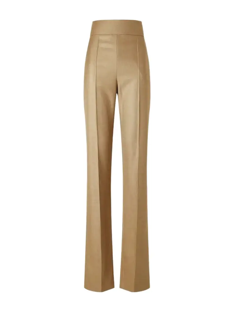 Wool And Silk-blend Straight-leg Pants Wool And Silk-blend Straight-leg Pants