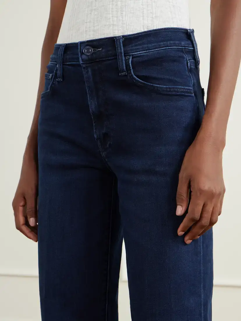 Mother The Mid Rise Rambler Zip Straight-leg Jeans | Thumbnail 4