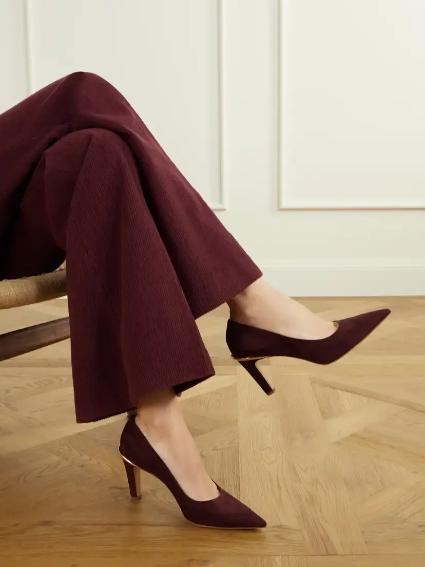 Gabriela Hearst Edwina 75 Suede Pumps | Thumbnail 2