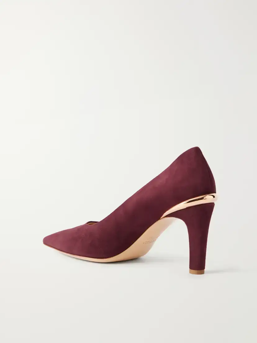 Gabriela Hearst Edwina 75 Suede Pumps | Thumbnail 3
