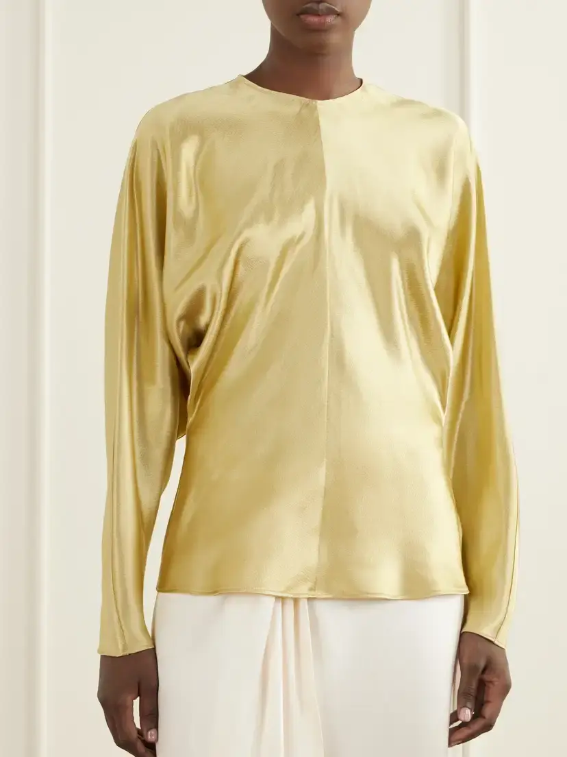 FFORME Sylvie Satin Blouse | Thumbnail 3