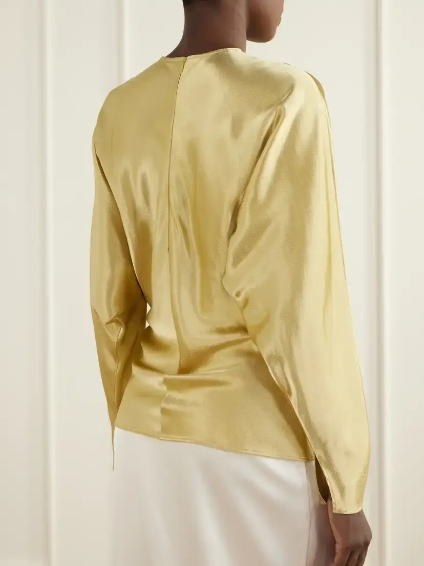 FFORME Sylvie Satin Blouse | Thumbnail 4