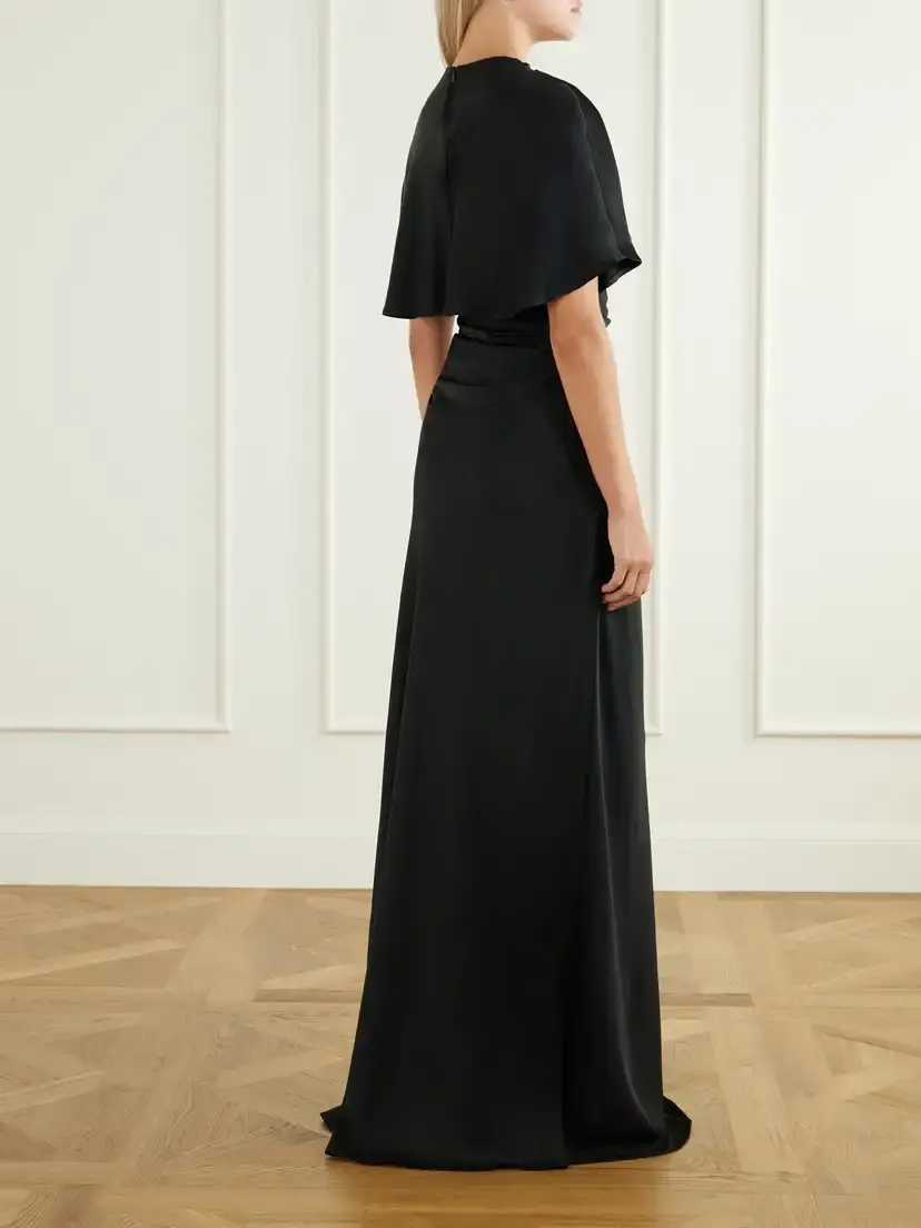 Simkhai Open-back Gathered Jersey Maxi Dress | Thumbnail 3 Simkhai Open-back Gathered Jersey Maxi Dress | Thumbnail 3